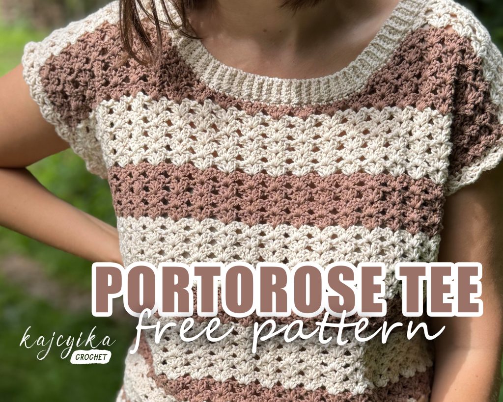 PORTOROSE TEE crochet pattern portorose tee cover