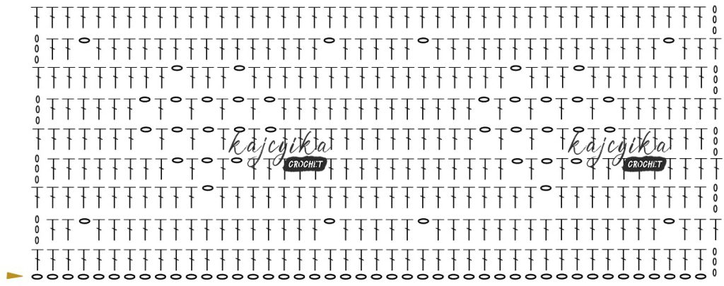 IDRIA TOP crochet pattern idria top filet even